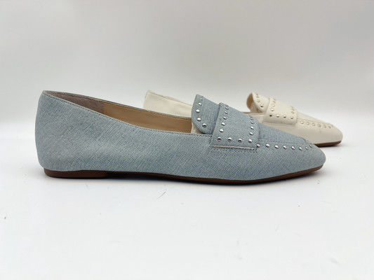 Kręgłe palce, płaskie buty, buty z podeszwami, dla kobiet w każdej porze roku