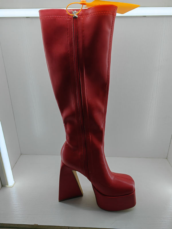 Mid Calf wygodne damskie buty z gumową podeszwą do wszechstronnego casual wear